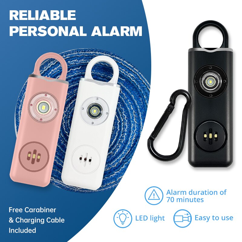 Personal Alarm Keychain - He-Original Sirene de Segurança Pessoal para