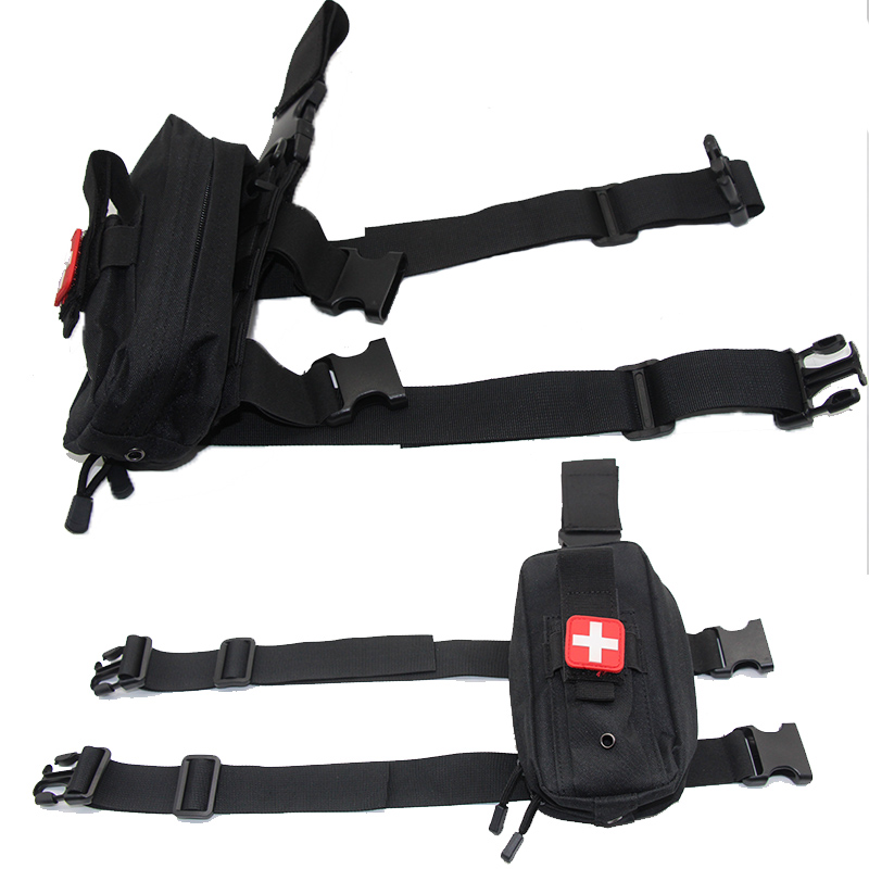 Tactical Thigh Gun Rig, EDC Po - First Aid Bag Kit avaliação e preço