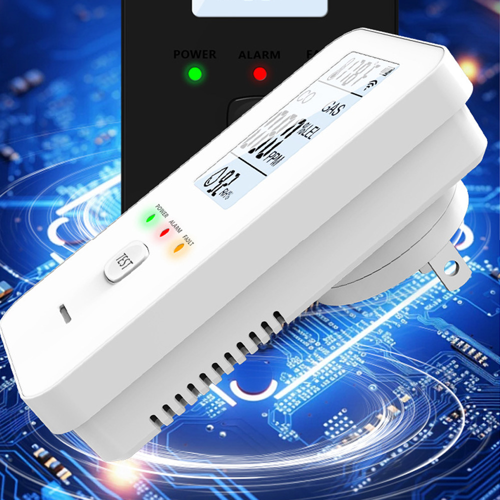 Detector de Gás Natural e Monó - Co Detector Plug avaliação e preço