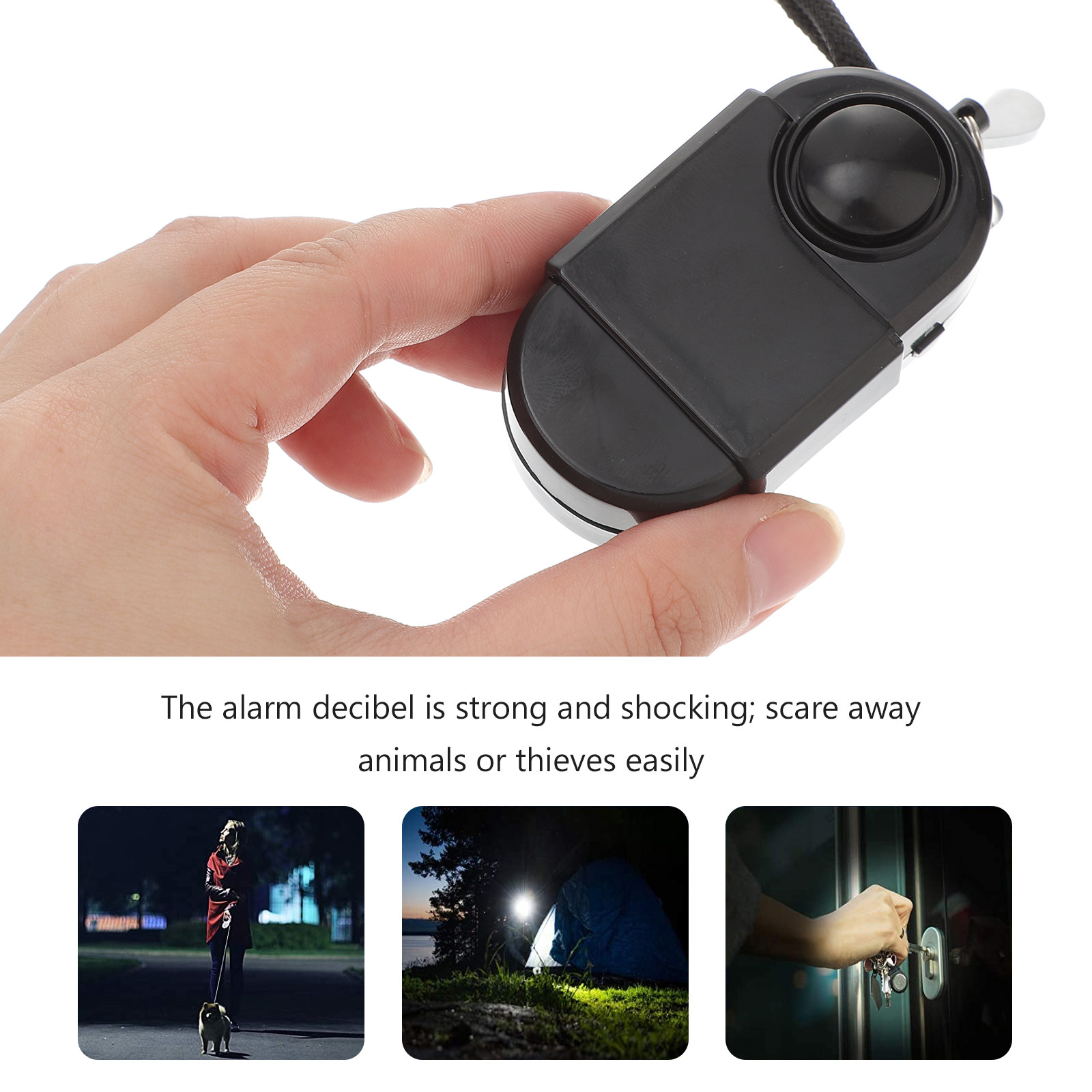 Chaveiro com alarme pessoal de - Personal Alarm Keychain avaliação e preço